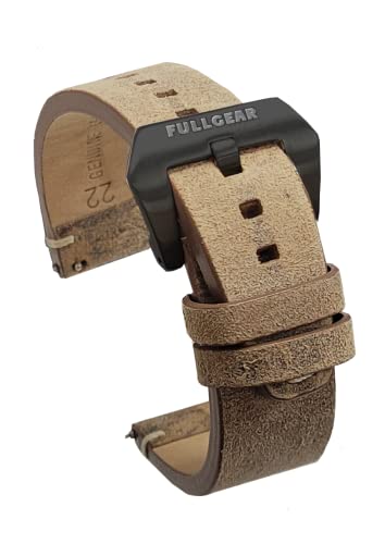 FullGear Distressed Leather Strap 22mm