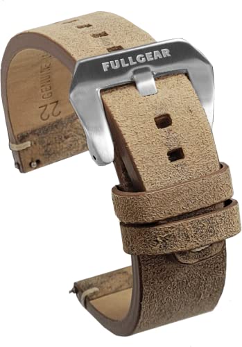 FullGear Distressed Leather Strap 22mm