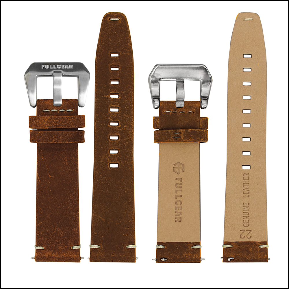 FullGear Distressed Leather Strap 22mm