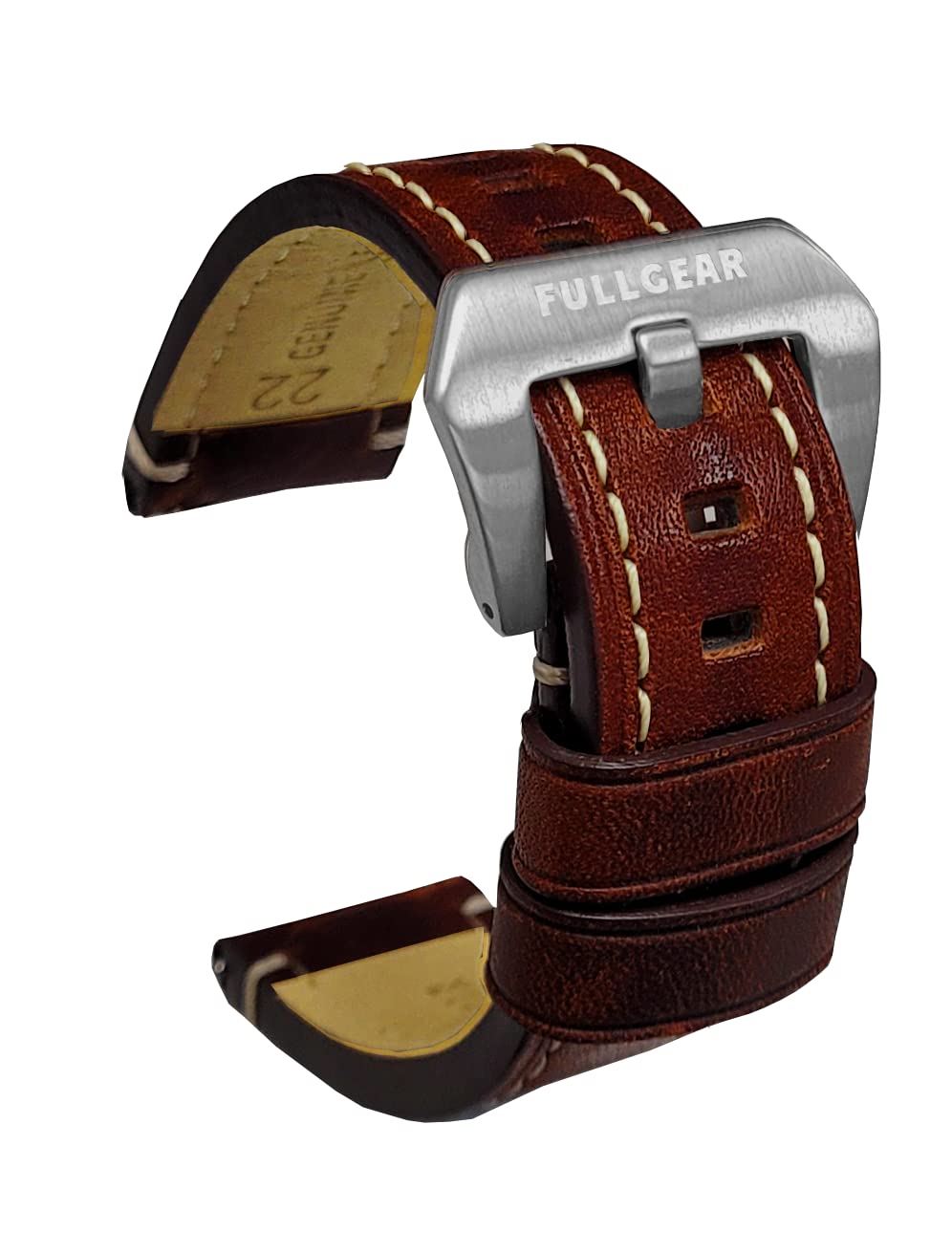 FullGear Oil Leather Strap 22mm