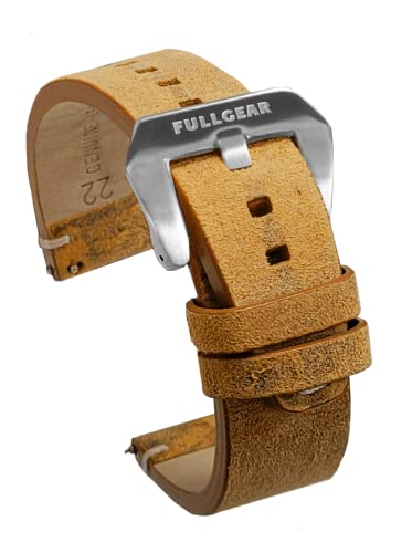 FullGear Distressed Leather Strap 22mm