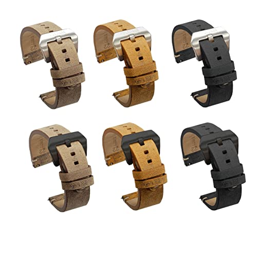 FullGear Distressed Leather Strap 22mm